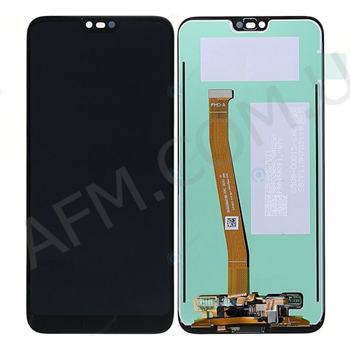 Дисплей (LCD) Huawei Honor 10 (COL-L29) (з Touch ID) чорний