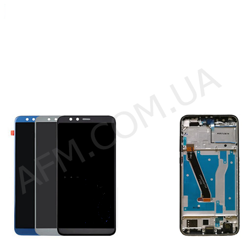 Дисплей (LCD) Huawei Honor 9 Lite Dual Sim (LLD-L31) чёрный + рамка