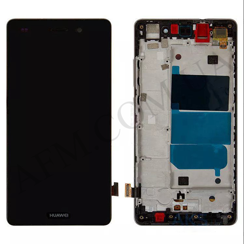 Дисплей (LCD) Huawei P8 Lite (ALE L21) чёрный + рамка