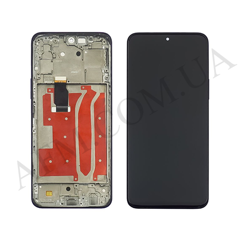 Дисплей (LCD) Huawei Honor X8 чёрный + рамка