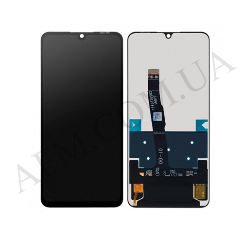 Дисплей (LCD) Huawei P30 Lite/ Nova 4e 2019 чорний Service Pack