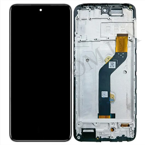 Дисплей (LCD) Infinix Hot 20 чорний + рамка