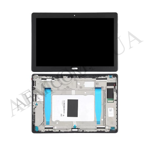 Дисплей (LCD) Lenovo Tab P10 TB-X705L LTE/ TB X705F Wi-Fi чорний + рамка