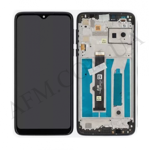 Дисплей (LCD) Motorola XT2016-1 One Macro/ XT2015 чёрный + рамка