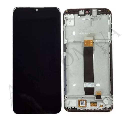 Дисплей (LCD) Motorola XT2025 Moto E6 Plus чёрный + рамка
