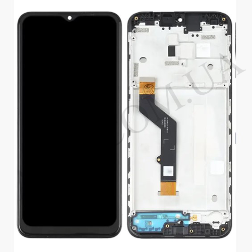 Дисплей (LCD) Motorola XT2081-1 Moto E7 Plus/ XT2083 G9 Play/ Lenovo K12 чёрный + рамка