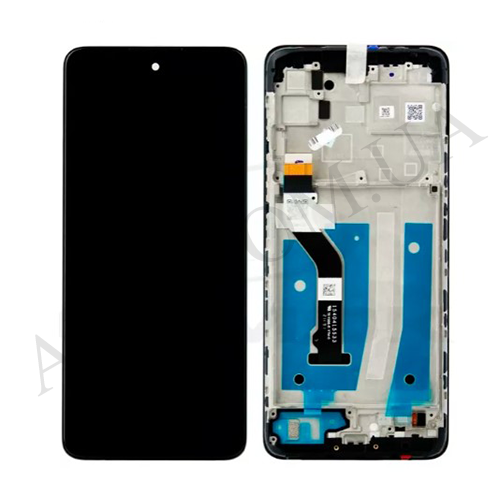 Дисплей (LCD) Motorola XT2133-2 G60s чёрный + рамка