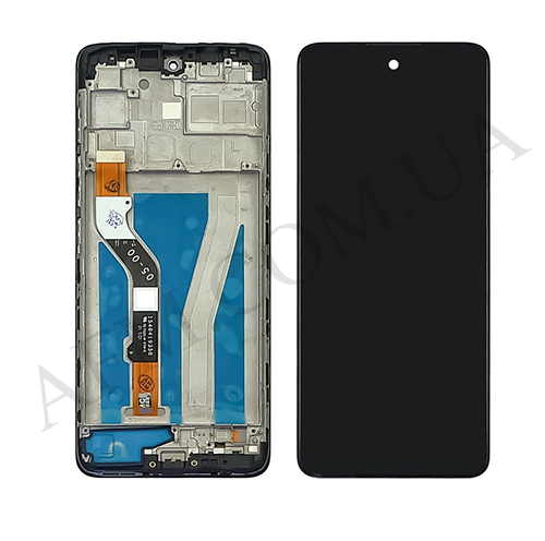 Дисплей (LCD) Motorola XT2135 G60 чёрный + рамка
