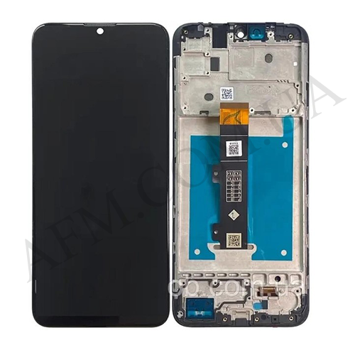 Дисплей (LCD) Motorola XT2155 Moto E20 чёрный + рамка