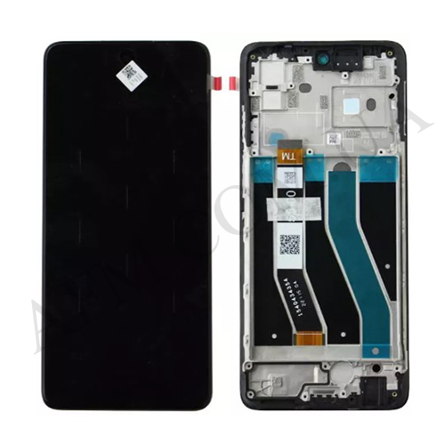 Дисплей (LCD) Motorola XT2223 Moto G62 5G чёрный + рамка
