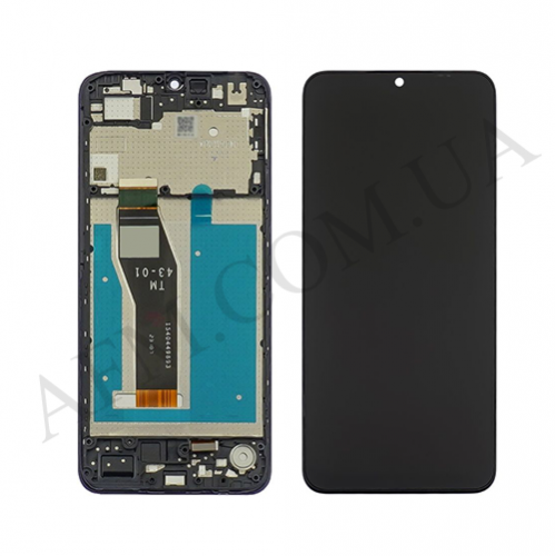 Дисплей (LCD) Motorola XT2345 Moto E13 чёрный + рамка