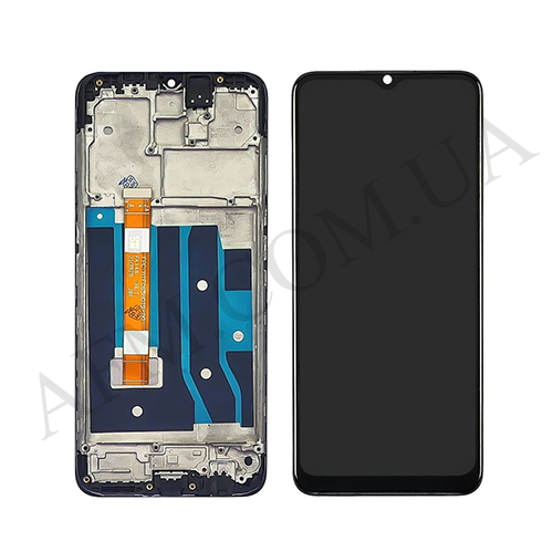 Дисплей (LCD) Oppo A5 2020/ A8/ A9 2020/ A11 чёрный + рамка