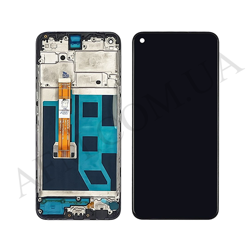 Дисплей (LCD) Oppo A53 4G 2020/ A53s/ A32/ A33/ A73 5G/ Realme 7i/ C17/ OnePlus Nord чорний + рамка