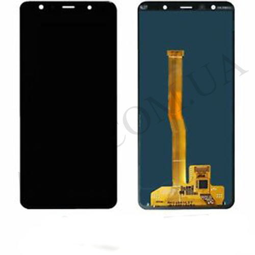 Дисплей (LCD) Samsung A750F Galaxy A7 2018 OLED (Small LCD) чорний