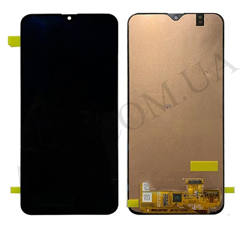 Дисплей (LCD) Samsung GH82-19571A A205 Galaxy A20 2019 чёрный сервисный + рамка