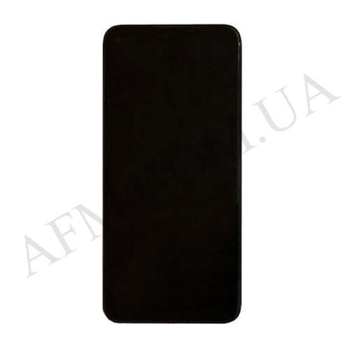 Дисплей (LCD) Samsung A115F Galaxy A11/ M115 чорний + рамка