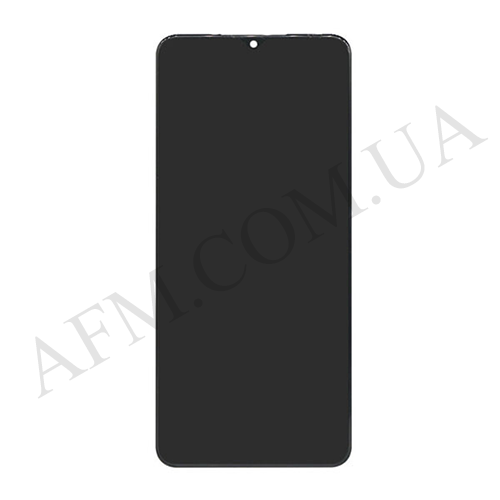 Дисплей (LCD) Samsung GH82-26485A A127 Galaxy A12 2021 чорний сервісний + рамка