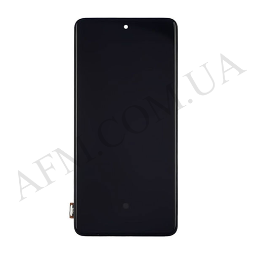 Дисплей (LCD) Samsung A515F Galaxy A51 OLED чёрный + рамка