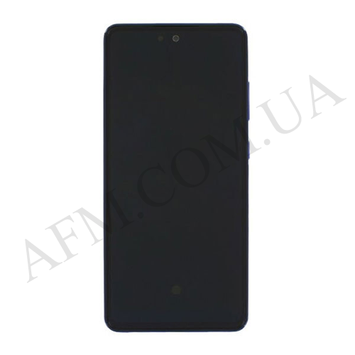 Дисплей (LCD) Samsung GH82-25230C A525 Galaxy A52/ A526 фиолетовый сервисный + рамка