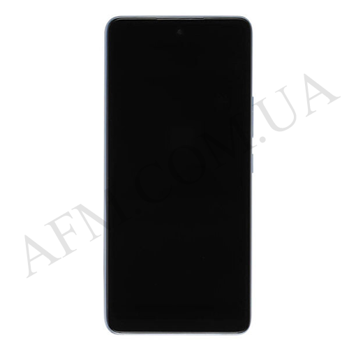 Дисплей (LCD) Samsung GH82-28024B A536 Galaxy A53 5G білий сервісний + рамка