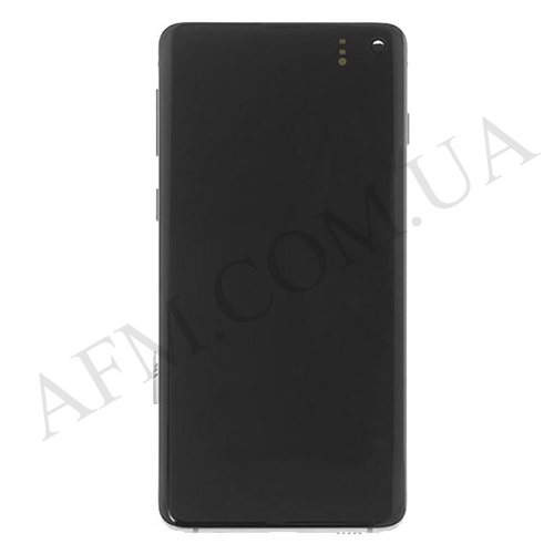 Дисплей (LCD) Samsung G973F Galaxy S10 TFT чорний + рамка