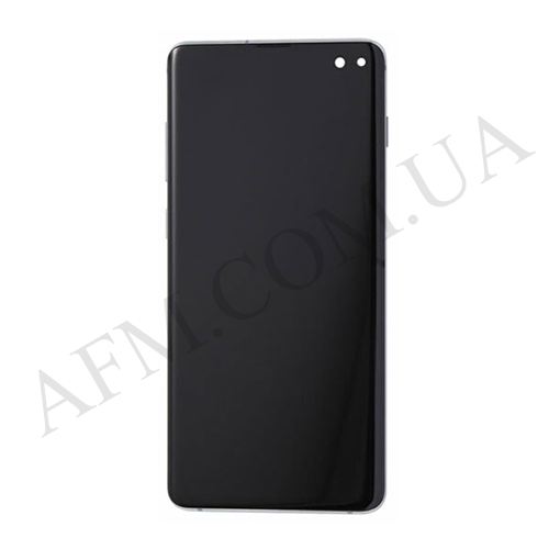 Дисплей (LCD) Samsung G975F Galaxy S10 Plus TFT чёрный + рамка