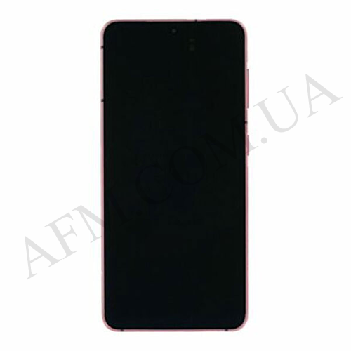 Дисплей (LCD) Samsung GH82-24544D G991 Galaxy S21 PINK сервісний + рамка