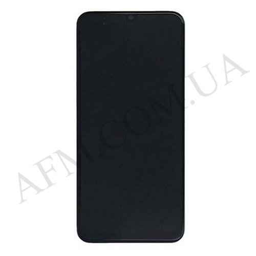 Дисплей (LCD) Samsung GH82-26153A M225 Galaxy M22 чорний сервісний + рамка