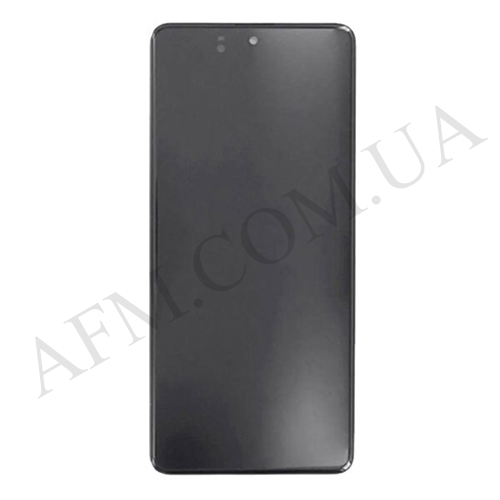 Дисплей (LCD) Samsung GH82-28812A M536B Galaxy M53 5G чорний сервісний + рамка