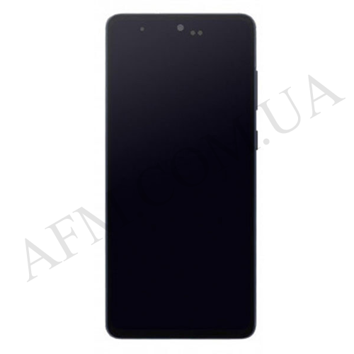 Дисплей (LCD) Samsung GH82-22192A N770 Galaxy Note 10 Lite BLACK сервісний + рамка