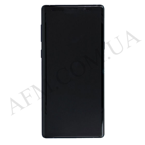 Дисплей (LCD) Samsung GH97-22269B N960 Galaxy Note 9 OCEAN BLUE сервісний + рамка