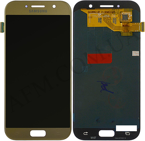 Дисплей (LCD) Samsung A520F Galaxy A5 2017 OLED (Small LCD) золотий