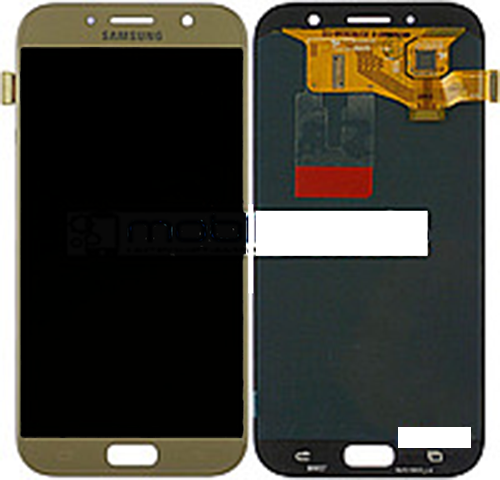 Дисплей (LCD) Samsung A720F Galaxy A7 2017 OLED (Small LCD) золотий