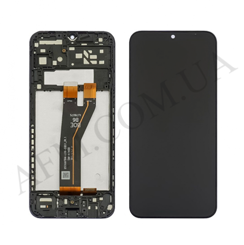 Дисплей (LCD) Samsung A146B Galaxy A14 5G чорний + рамка
