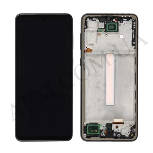 Дисплей (LCD) Samsung A336B Galaxy A33 5G OLED чёрный + рамка