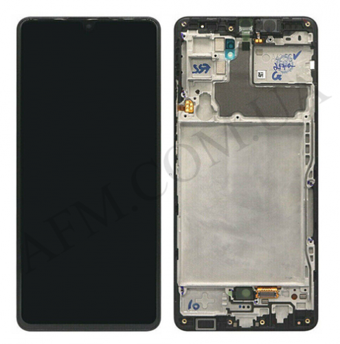 Дисплей (LCD) Samsung GH82-24376A A426B Galaxy A42 5G чорний сервісний + рамка