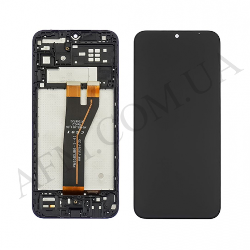 Дисплей (LCD) Samsung GH82-30676A M146 Galaxy M14 5G 2023 чорний сервісний + рамка