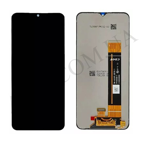 Дисплей (LCD) Samsung GH??-?????? A236F Galaxy A23 5G чорний сервісний + рамка
