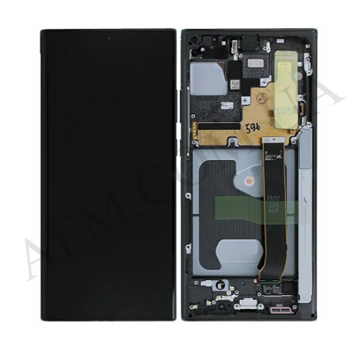 Дисплей (LCD) Samsung N985 Galaxy Note 20 Ultra/ N986B OLED (Small LCD) чёрный + рамка