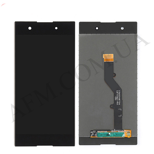 Дисплей (LCD) Sony G3412 Xperia XA1 Plus Dual с сенсором чёрный оригинал