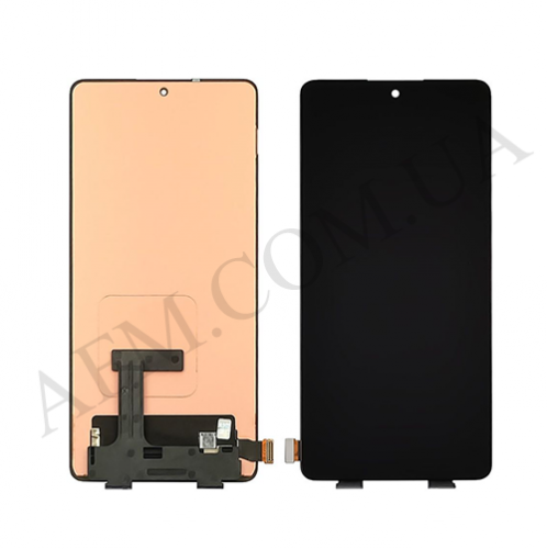 Дисплей (LCD) Xiaomi 11T/ 11T Pro AMOLED чорний Service Pack
