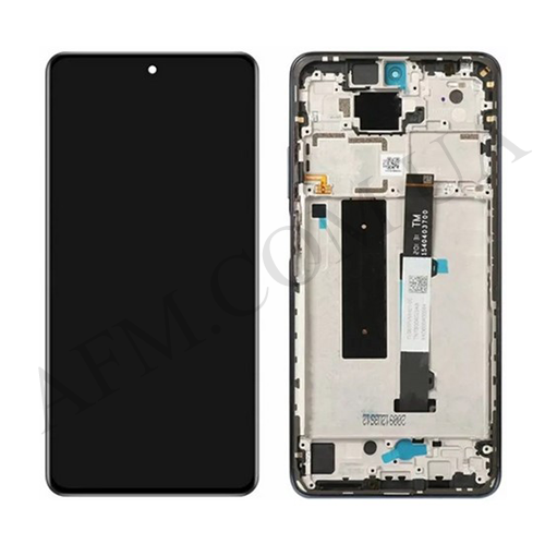 Дисплей (LCD) Xiaomi Mi10T Lite чёрный + рамка
