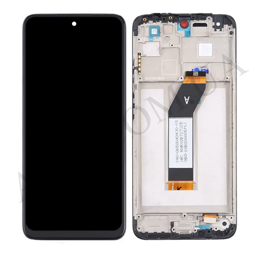 Дисплей (LCD) Xiaomi Redmi 10 чёрный + рамка