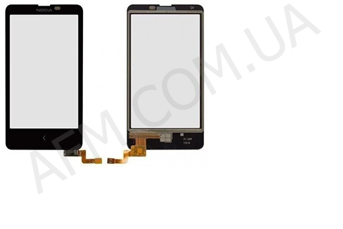 Сенсор (Touch screen) Nokia X Dual Sim (RM-980) чорний *