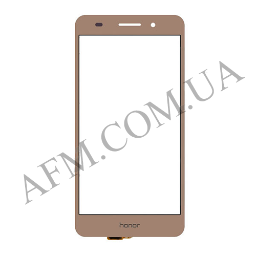 Сенсор (Touch screen) Huawei Y6 II (CAM-L21)/ Honor 5A (CAM-AL00) золотий *