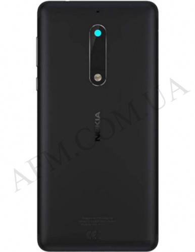 Задняя крышка Nokia 5 Dual Sim (TA-1053) чёрная*