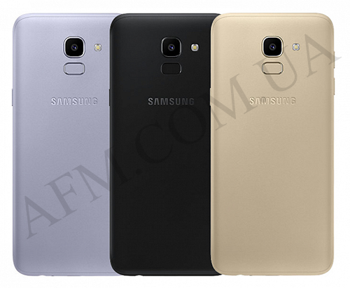 Задня кришка Samsung J600F Galaxy J6 чорна Black