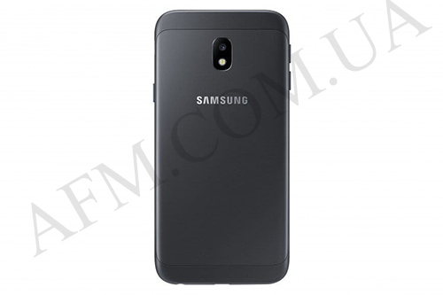 Задняя крышка Samsung J330F Galaxy J3 2017 чёрная Black