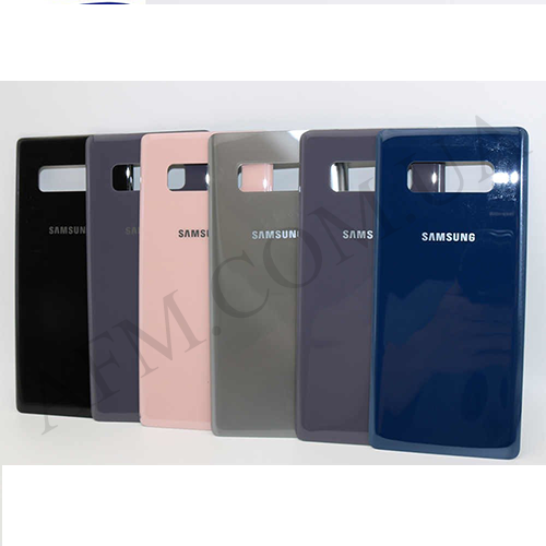 Задняя крышка Samsung N950F Galaxy Note 8 чёрная Midnight Black