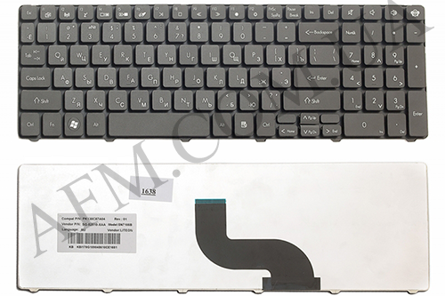 +Клавиатура+КлавиатурнаяПлата ACER Gateway NV50/ PackardBellTK37/ TK81 чёрная+русский оригинал